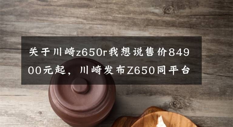 關(guān)于川崎z650r我想說售價(jià)84900元起，川崎發(fā)布Z650同平臺(tái)中排量復(fù)古街車Z650RS