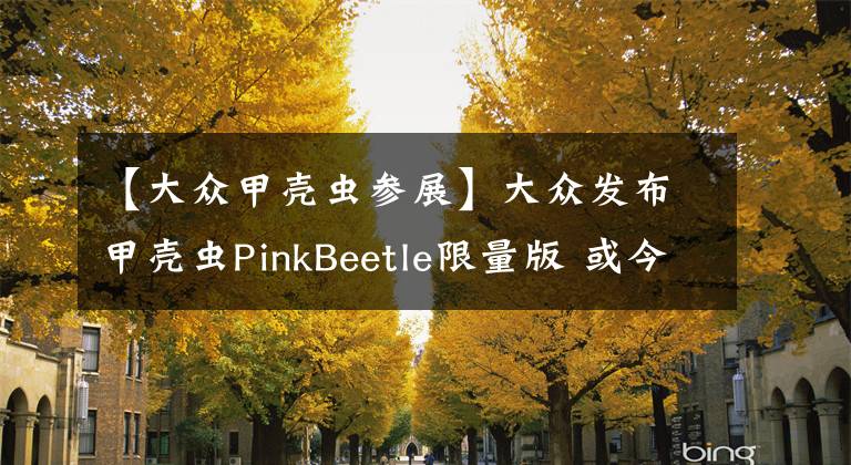 【大眾甲殼蟲參展】大眾發(fā)布甲殼蟲PinkBeetle限量版 或今秋上市