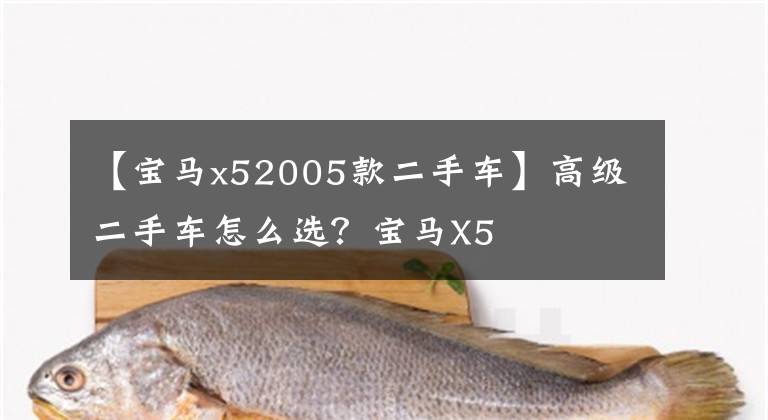 【寶馬x52005款二手車】高級二手車怎么選？寶馬X5