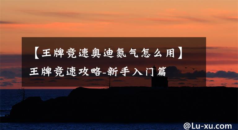 【王牌競速奧迪氮?dú)庠趺从谩客跖聘偹俟ヂ?新手入門篇