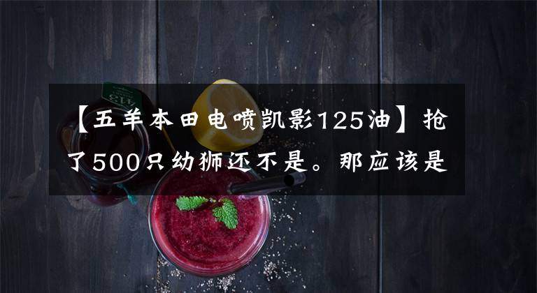 【五羊本田電噴凱影125油】搶了500只幼獅還不是。那應(yīng)該是彎曲的橫梁風(fēng)向標(biāo)。野心真大！