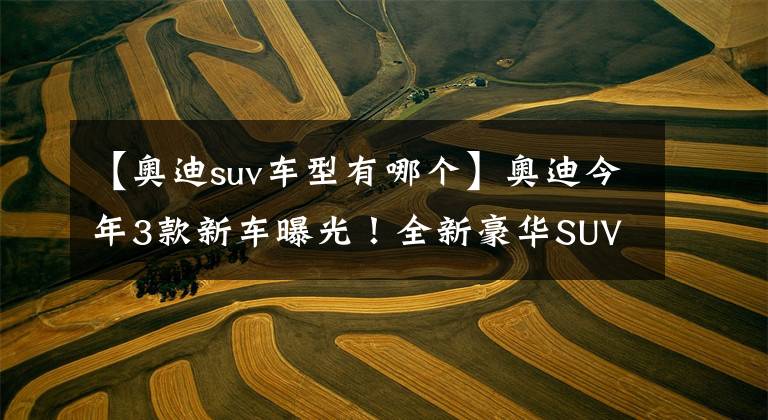 【奧迪suv車型有哪個(gè)】奧迪今年3款新車曝光！全新豪華SUV預(yù)計(jì)賣35萬(wàn)，還有Q5電動(dòng)SUV