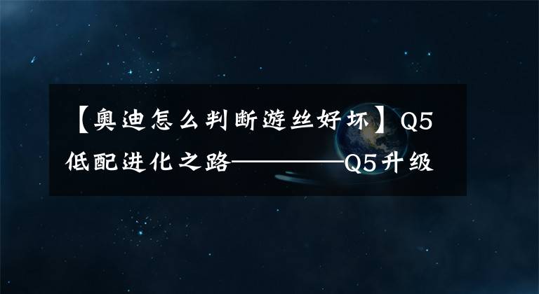 【奧迪怎么判斷游絲好壞】Q5低配進化之路————Q5升級多功能方向盤（附帶編碼故障清