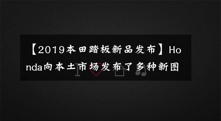 【2019本田踏板新品發(fā)布】Honda向本土市場發(fā)布了多種新圖案2019滑板車。