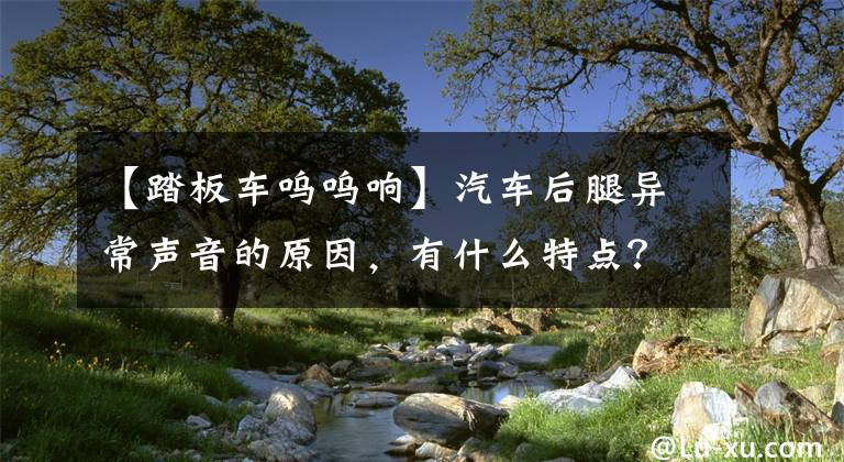 【踏板車嗚嗚響】汽車后腿異常聲音的原因，有什么特點(diǎn)？