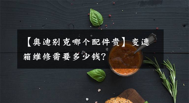 【奧迪別克哪個(gè)配件貴】變速箱維修需要多少錢(qián)？