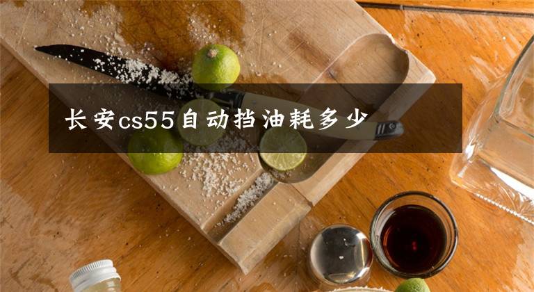 長安cs55自動(dòng)擋油耗多少