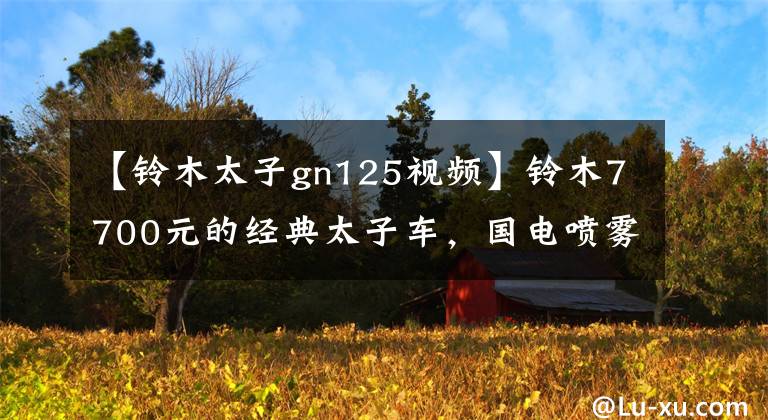 【鈴木太子gn125視頻】鈴木7700元的經(jīng)典太子車，國電噴霧，上市多年了，皮革不容易耐用。