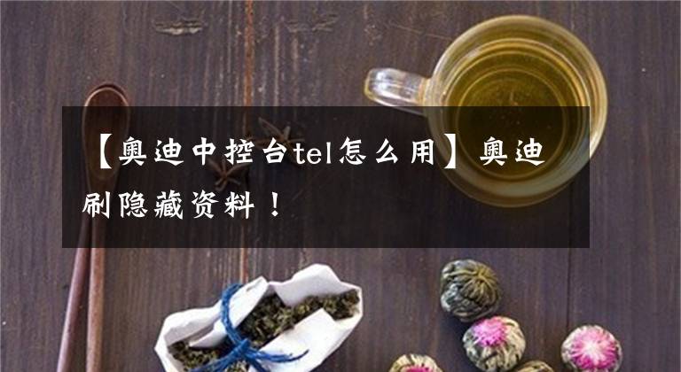 【奧迪中控臺(tái)tel怎么用】奧迪刷隱藏資料！