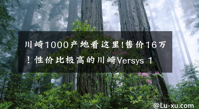 川崎1000產(chǎn)地看這里!售價(jià)16萬(wàn)！性價(jià)比極高的川崎Versys 1000