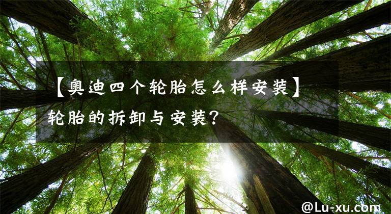 【奧迪四個輪胎怎么樣安裝】輪胎的拆卸與安裝？