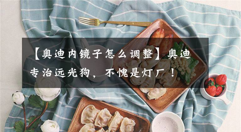 【奧迪內(nèi)鏡子怎么調(diào)整】奧迪專治遠(yuǎn)光狗，不愧是燈廠！