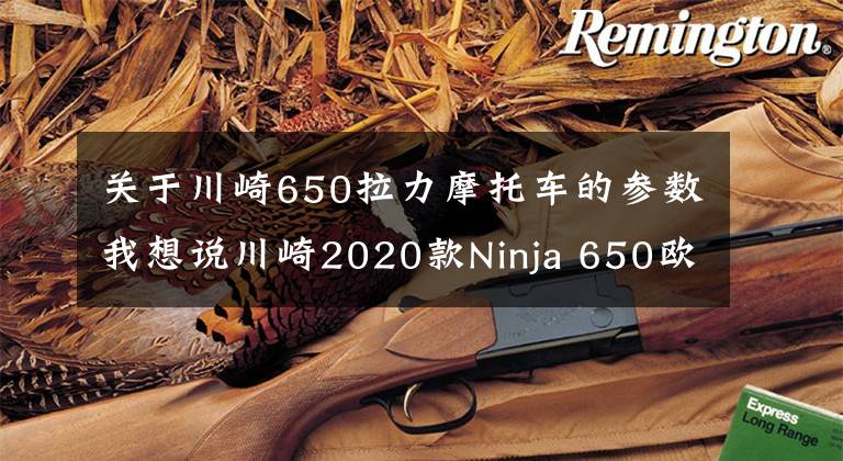 關(guān)于川崎650拉力摩托車的參數(shù)我想說川崎2020款Ninja 650歐洲登場 參數(shù)公布 外觀大變配置升級