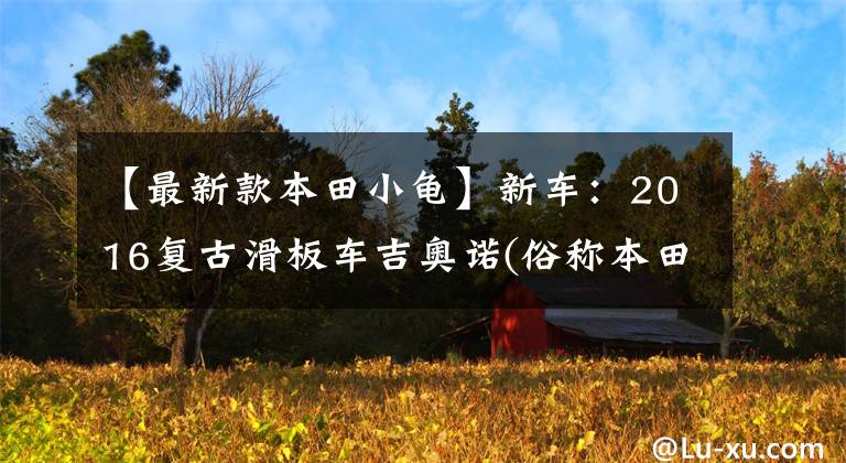 【最新款本田小龜】新車：2016復(fù)古滑板車吉奧諾(俗稱本田烏龜)登場。