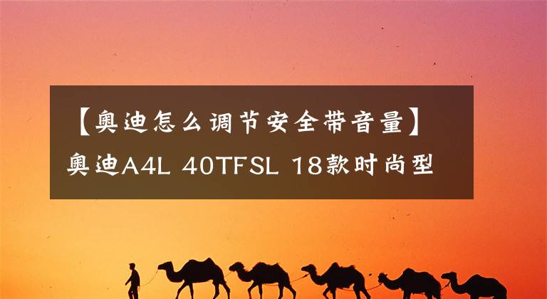 【奧迪怎么調(diào)節(jié)安全帶音量】奧迪A4L 40TFSL 18款時(shí)尚型 功能按鍵說(shuō)明（有用干貨）