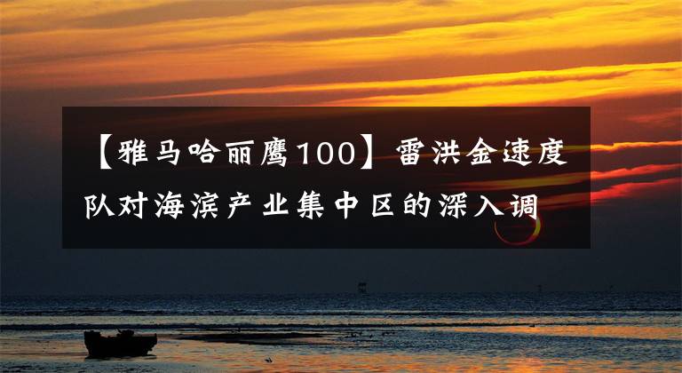 【雅馬哈麗鷹100】雷洪金速度隊(duì)對(duì)海濱產(chǎn)業(yè)集中區(qū)的深入調(diào)查