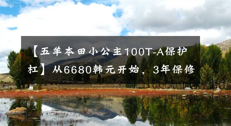 【五羊本田小公主100T-A保護杠】從6680韓元開始，3年保修的歐陽-本田“小公主”熙云100正式公布