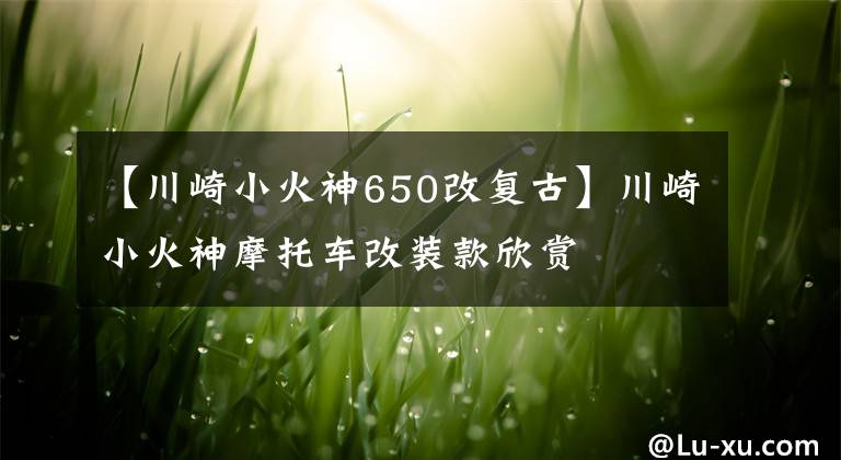 【川崎小火神650改復古】川崎小火神摩托車改裝款欣賞