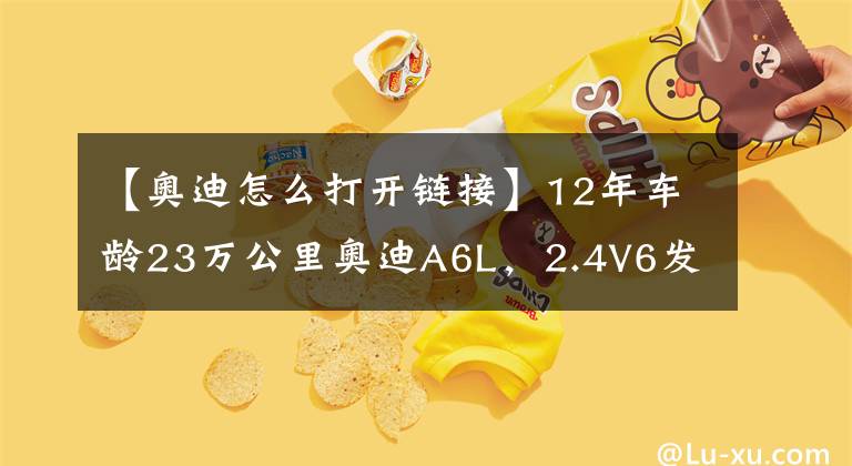 【奧迪怎么打開鏈接】12年車齡23萬公里奧迪A6L，2.4V6發(fā)動機(jī)全方位漏油維修