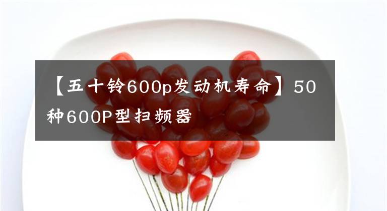 【五十鈴600p發(fā)動機壽命】50種600P型掃頻器