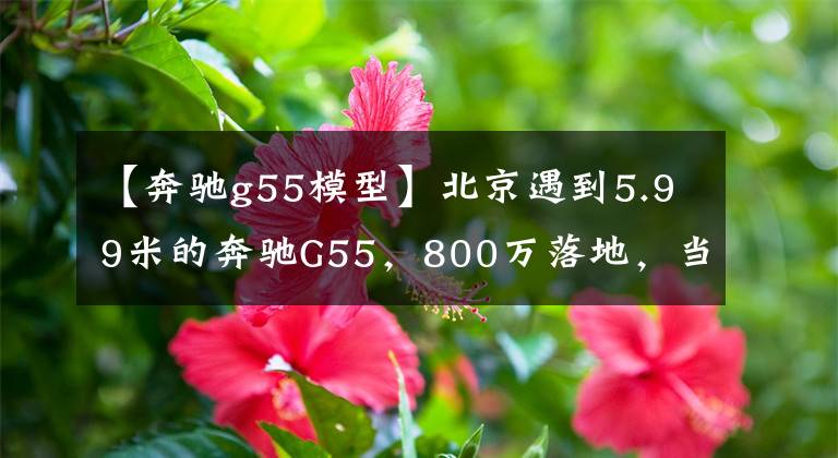 【奔馳g55模型】北京遇到5.99米的奔馳G55，800萬落地，當(dāng)年價值兩套房