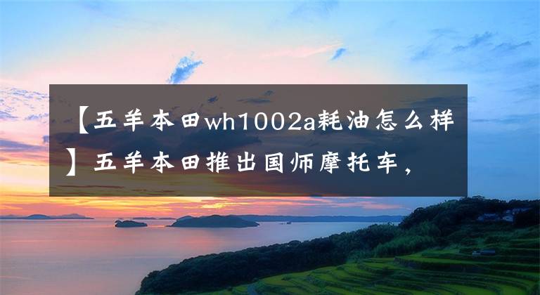 【五羊本田wh1002a耗油怎么樣】五羊本田推出國師摩托車，顏值高，油耗低，實用性很強。