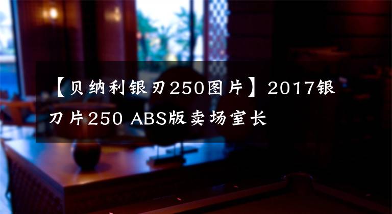 【貝納利銀刃250圖片】2017銀刀片250 ABS版賣場室長