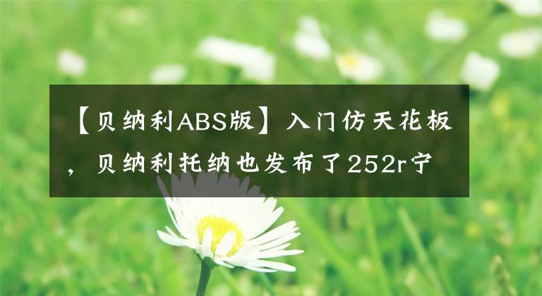 【貝納利ABS版】入門仿天花板，貝納利托納也發(fā)布了252r寧波發(fā)布會售價25800韓元。