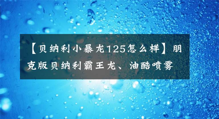 【貝納利小暴龍125怎么樣】朋克版貝納利霸王龍、油酷噴霧真空胎、萬元級經(jīng)典迷你復(fù)古