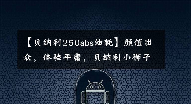 【貝納利250abs油耗】顏值出眾，體驗平庸，貝納利小獅子250蠢貨評價