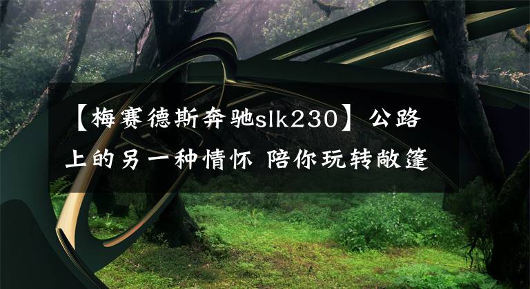 【梅賽德斯奔馳slk230】公路上的另一種情懷 陪你玩轉(zhuǎn)敞篷車