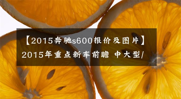 【2015奔馳s600報(bào)價及圖片】2015年重點(diǎn)新車前瞻 中大型/豪華車盤點(diǎn)