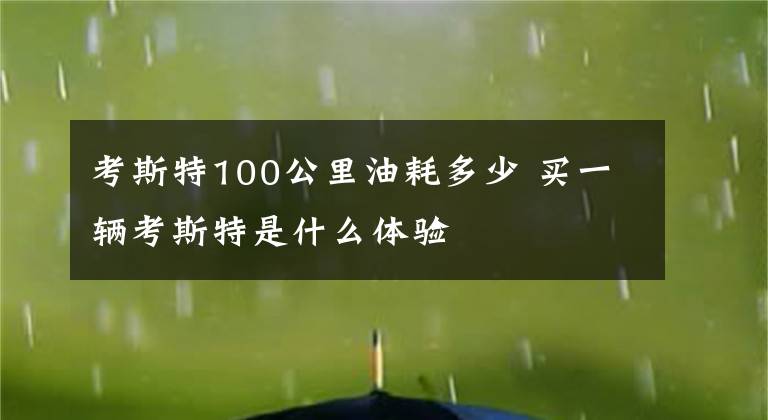 考斯特100公里油耗多少 買一輛考斯特是什么體驗(yàn)