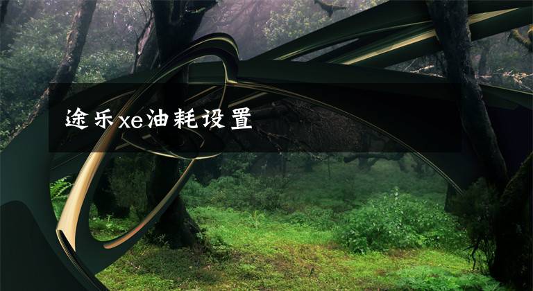 途樂xe油耗設(shè)置