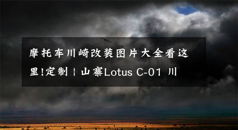 摩托車川崎改裝圖片大全看這里!定制 | 山寨Lotus C-01 川崎1400GTR改裝