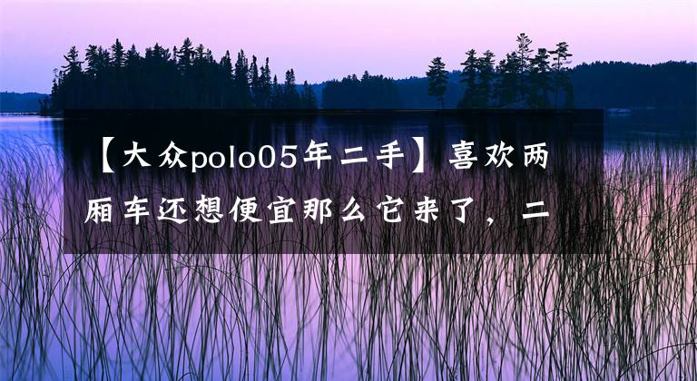 【大眾polo05年二手】喜歡兩廂車還想便宜那么它來(lái)了，二手大眾Polo 2004款