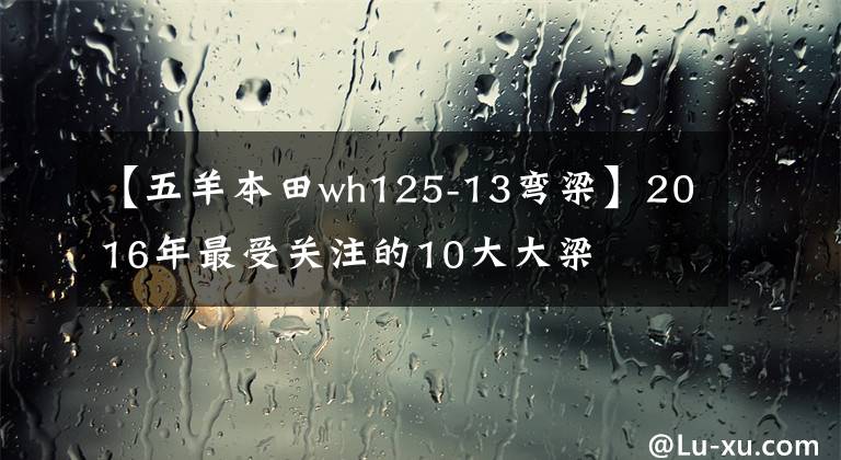 【五羊本田wh125-13彎梁】2016年最受關(guān)注的10大大梁