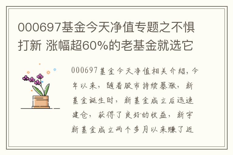 000697基金今天凈值專題之不懼打新 漲幅超60%的老基金就選它了