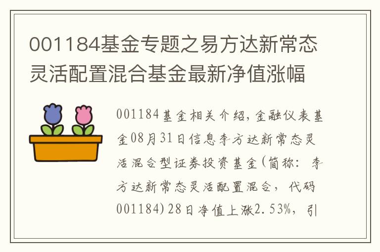 001184基金專題之易方達新常態(tài)靈活配置混合基金最新凈值漲幅達2.53%