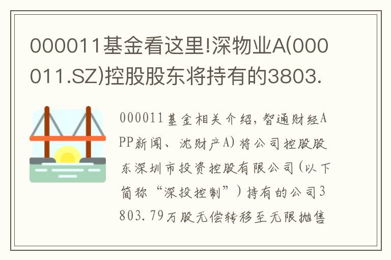 000011基金看這里!深物業(yè)A(000011.SZ)控股股東將持有的3803.79萬(wàn)股國(guó)有股權(quán)無(wú)償劃轉(zhuǎn)充實(shí)社?；?></a></div>
              <div   id=