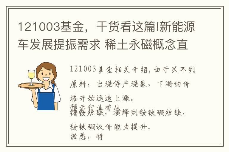 121003基金，干貨看這篇!新能源車發(fā)展提振需求 稀土永磁概念直線拉升