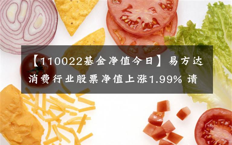 【110022基金凈值今日】易方達(dá)消費(fèi)行業(yè)股票凈值上漲1.99% 請(qǐng)保持關(guān)注