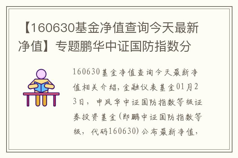 【160630基金凈值查詢(xún)今天最新凈值】專(zhuān)題鵬華中證國(guó)防指數(shù)分級(jí)凈值下跌1.76% 請(qǐng)保持關(guān)注