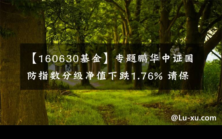 【160630基金】專題鵬華中證國(guó)防指數(shù)分級(jí)凈值下跌1.76% 請(qǐng)保持關(guān)注