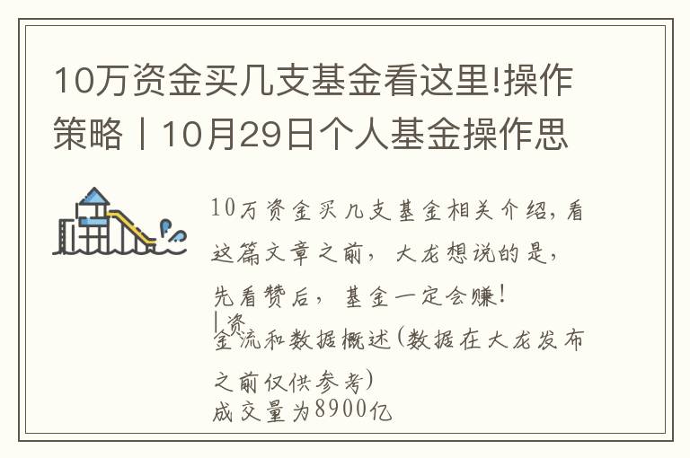 10萬資金買幾支基金看這里!操作策略丨10月29日個人基金操作思路