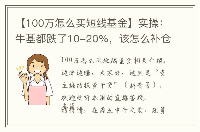 【100萬(wàn)怎么買(mǎi)短線基金】實(shí)操：?；嫉?0-20%，該怎么補(bǔ)倉(cāng)、換倉(cāng)？