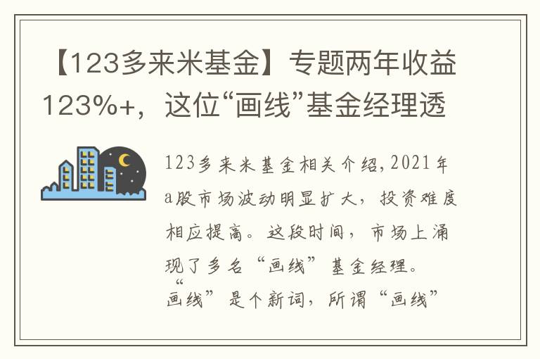 【123多來米基金】專題兩年收益123%+，這位“畫線”基金經(jīng)理透露了不追熱點的投資秘訣