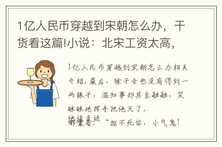 1億人民幣穿越到宋朝怎么辦，干貨看這篇!小說：北宋工資太高，小伙穿越過去才知道，包拯一年能賺一千萬