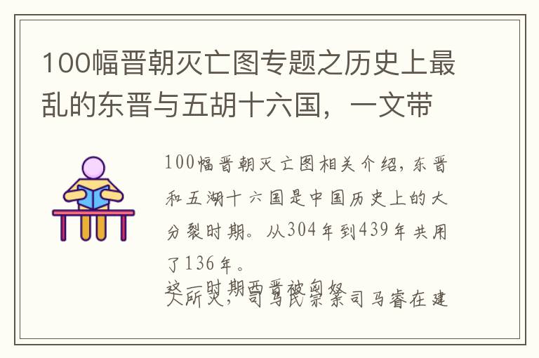 100幅晉朝滅亡圖專題之歷史上最亂的東晉與五胡十六國，一文帶你理順，太清晰了