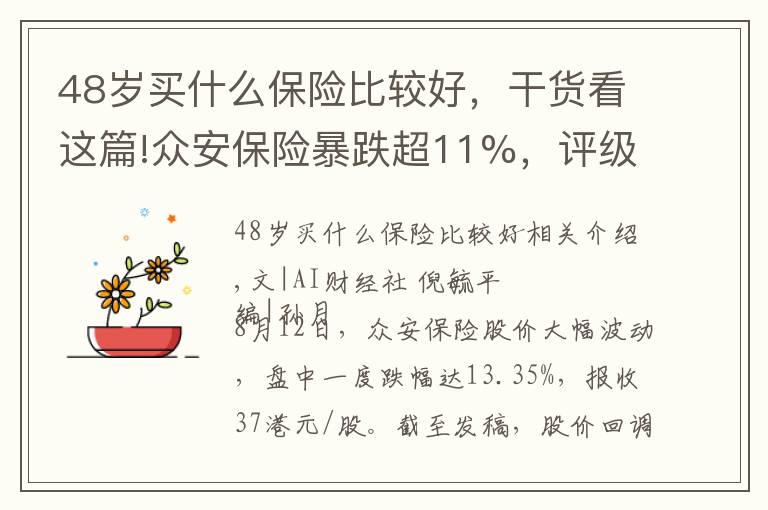 48歲買什么保險比較好，干貨看這篇!眾安保險暴跌超11%，評級遭下調(diào)，“明星產(chǎn)品”被監(jiān)管重罰